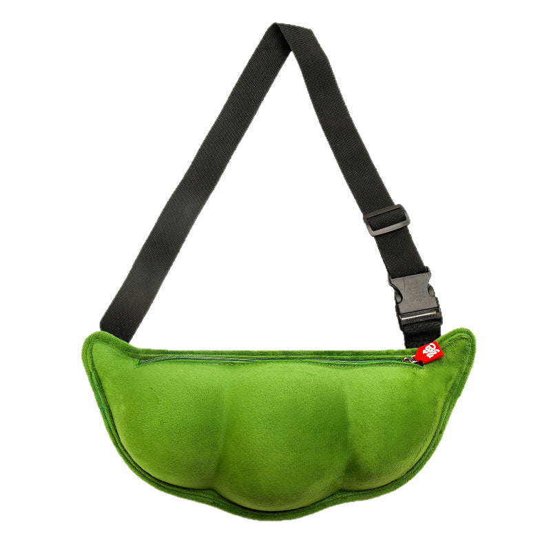 Soft Plush Crossbody Bag with Large Capacity