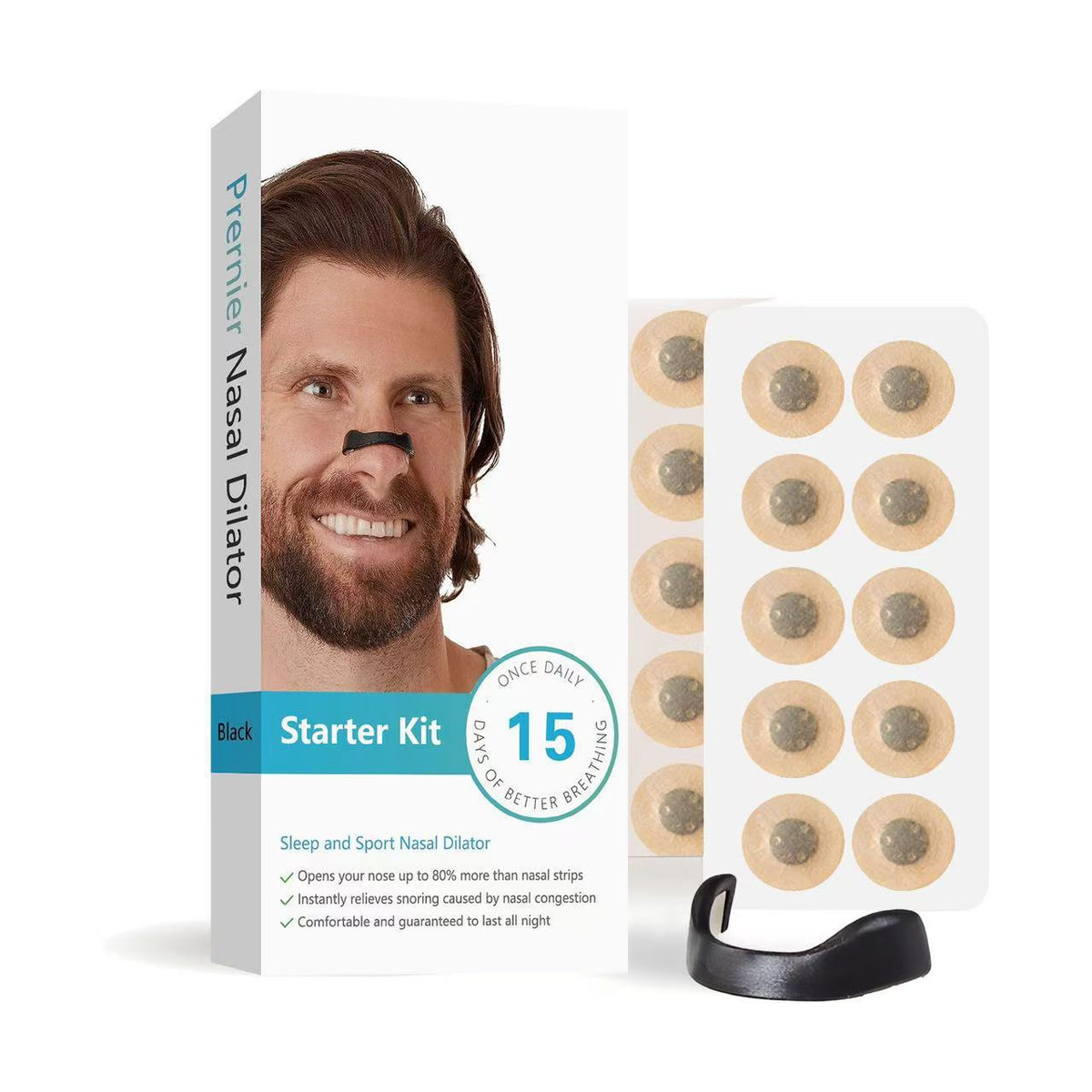 Magnetic Nasal Breathing Dilator for Sports Ventilation