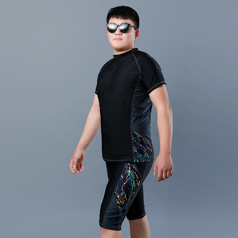 Men's Quick-Dry Two-Piece Swimwear