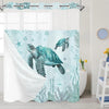 SnapIn Magnetic Shower Curtain
