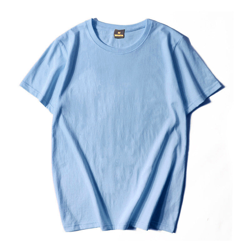 Combed Cotton Solid Color T-Shirt