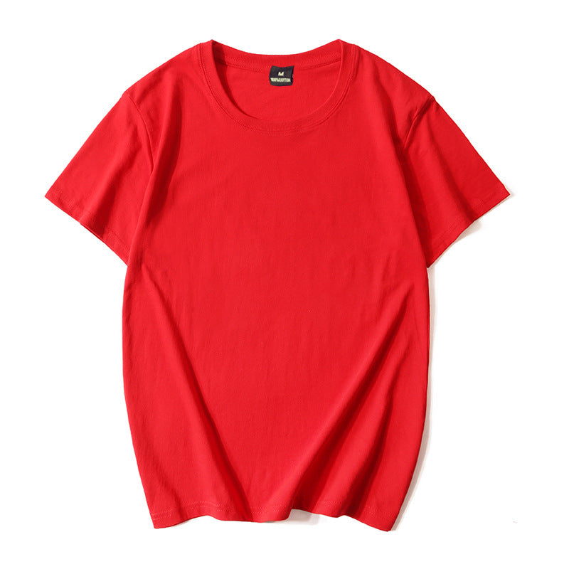 Combed Cotton Solid Color T-Shirt