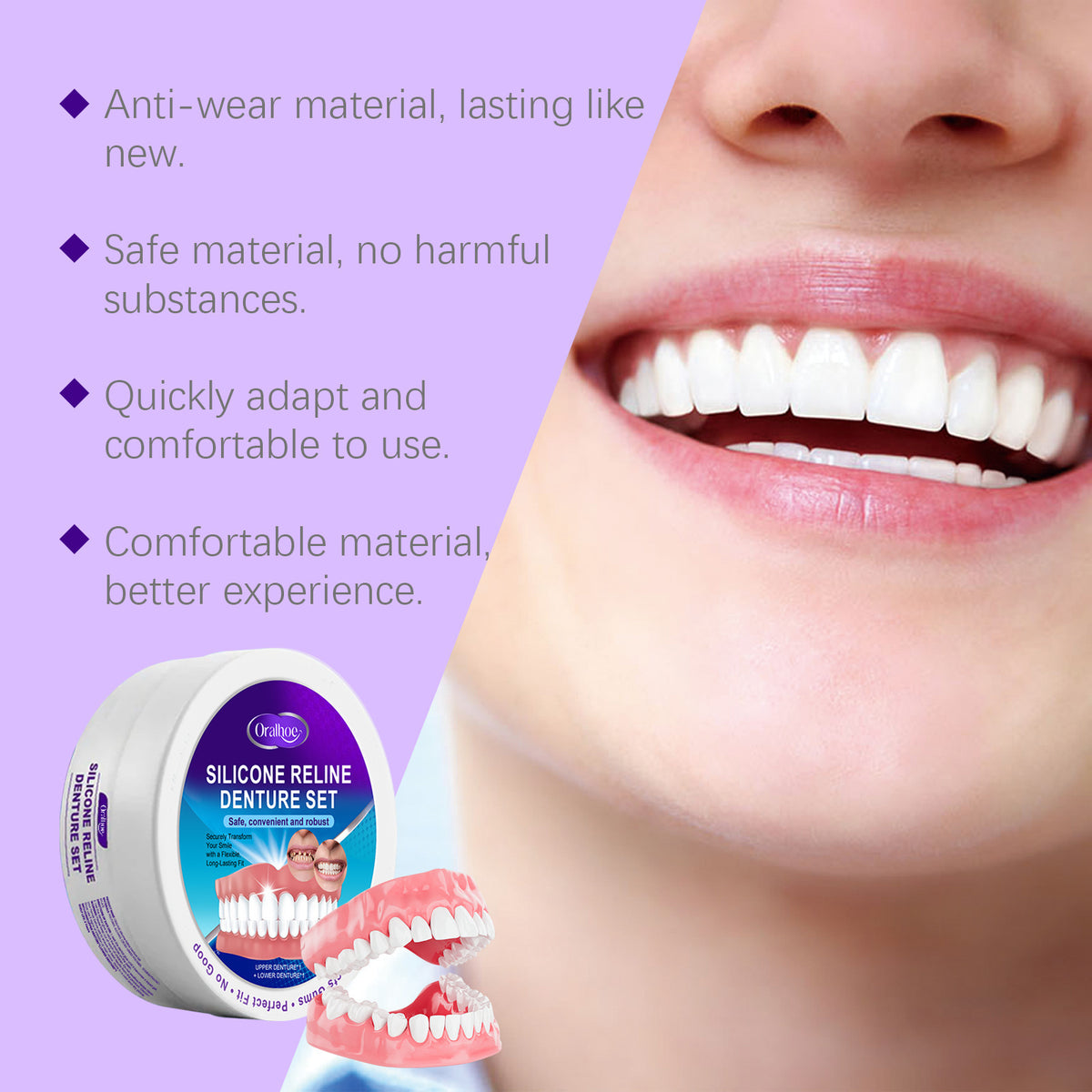 Dental Modification Braces with Adhesive Kit