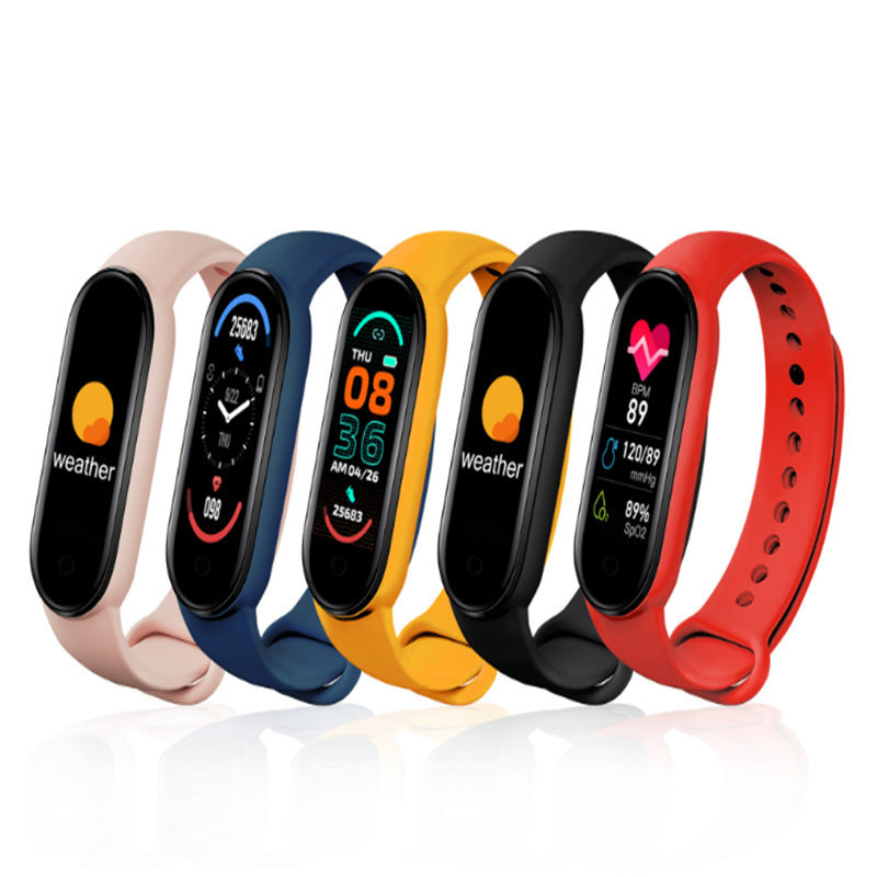 Bluetooth Smart Bracelet with Heart Rate and Blood Oxygen Monitoring