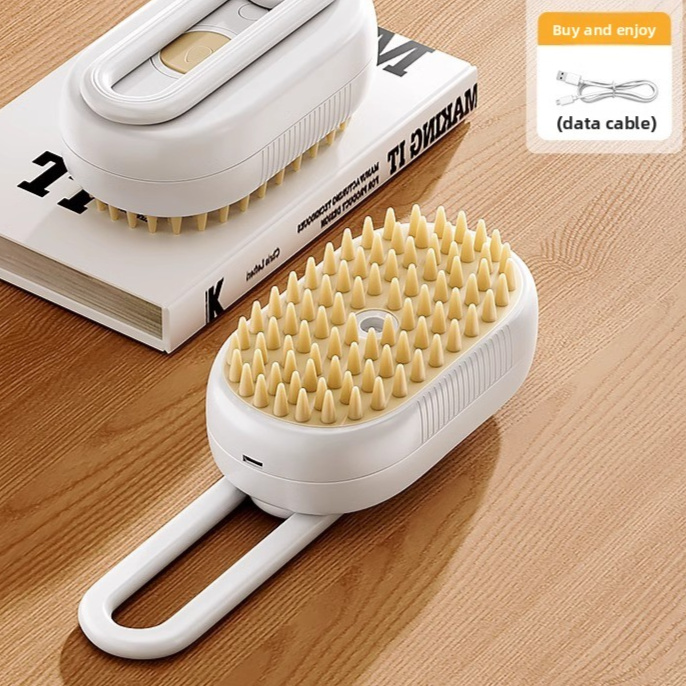 Rechargeable Pet Grooming Comb with Spray Function