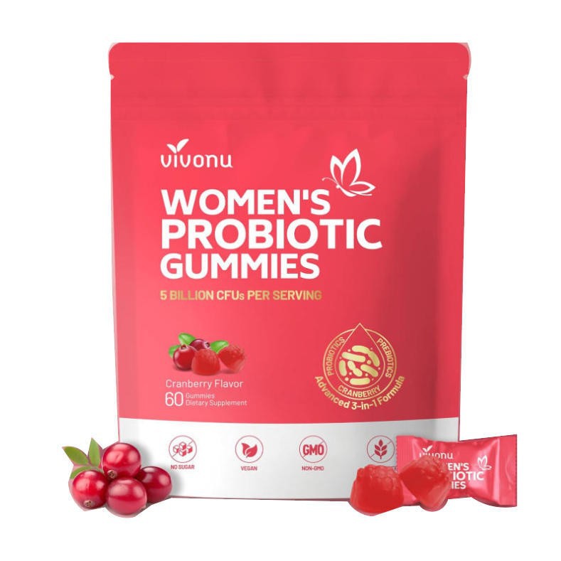 Cranberry Probiotic Gummies for Women