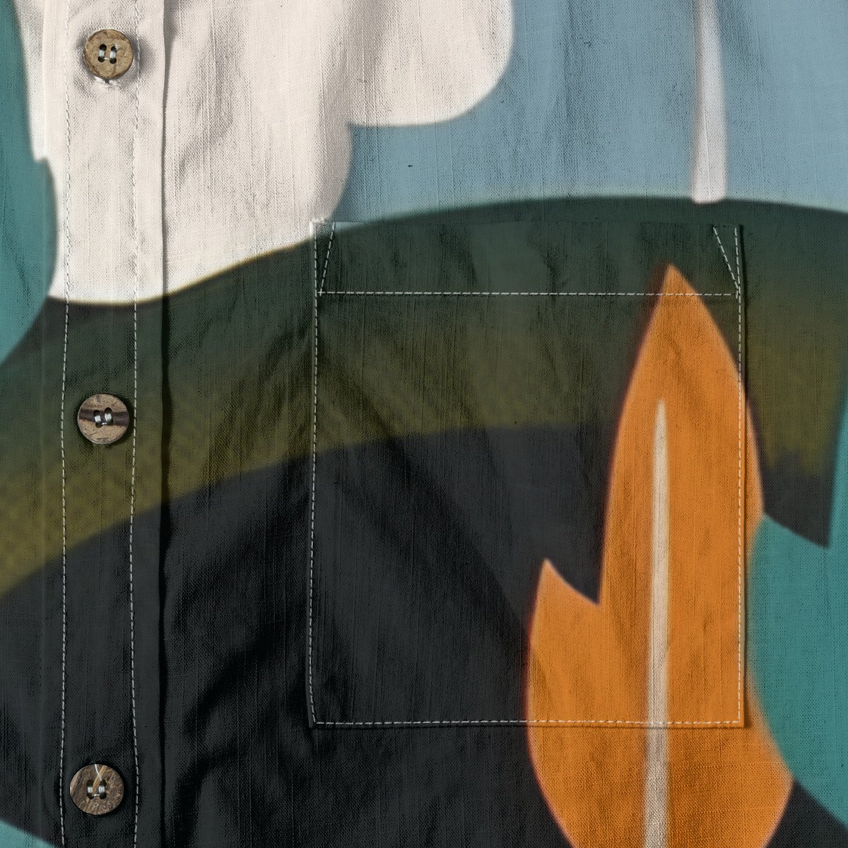 All-Over Print Men's Breathable Cotton Shirt|125GSM