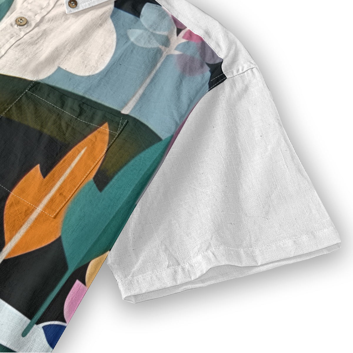 All-Over Print Men's Breathable Cotton Shirt|125GSM