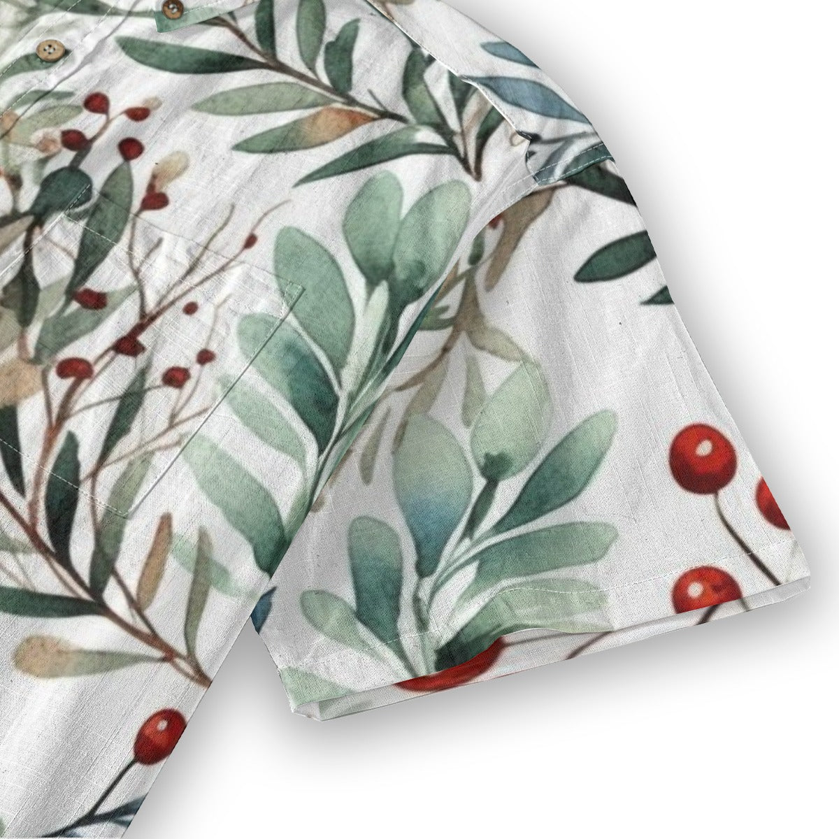 All-Over Print Men's Breathable Cotton Shirt|125GSM