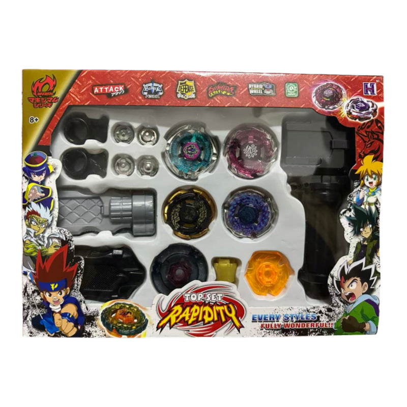 Burst Alloy Top with Launcher and Box