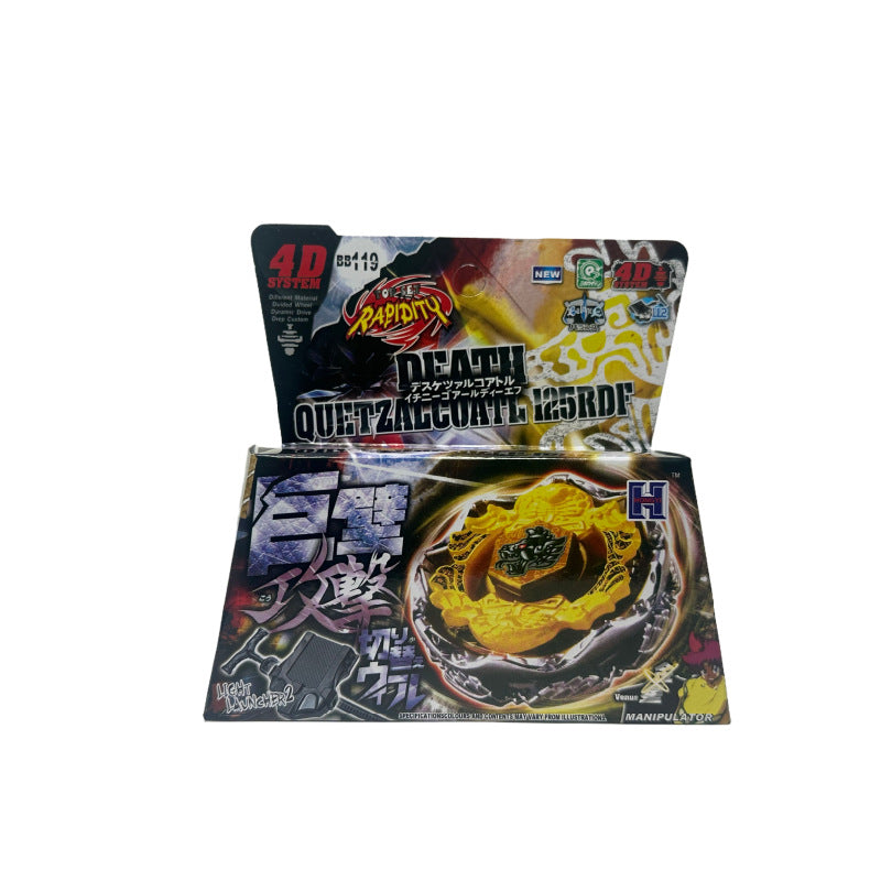 Burst Alloy Top with Launcher and Box