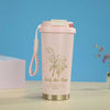 Stainless Steel Vacuum Insulated Cup with Carrying Strap