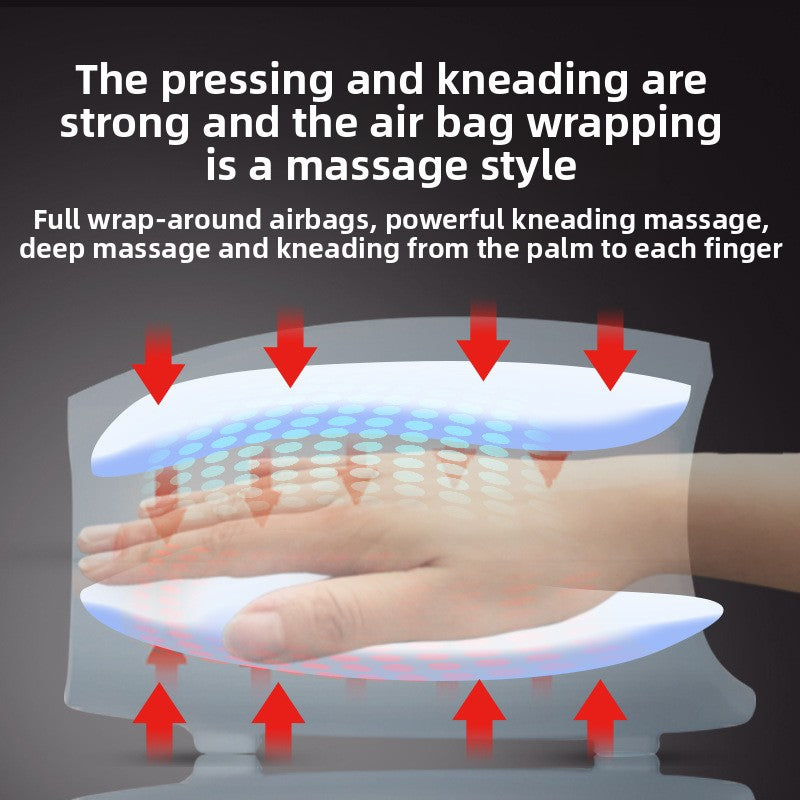 Smart Hand Massager with Heating and Air Pressure