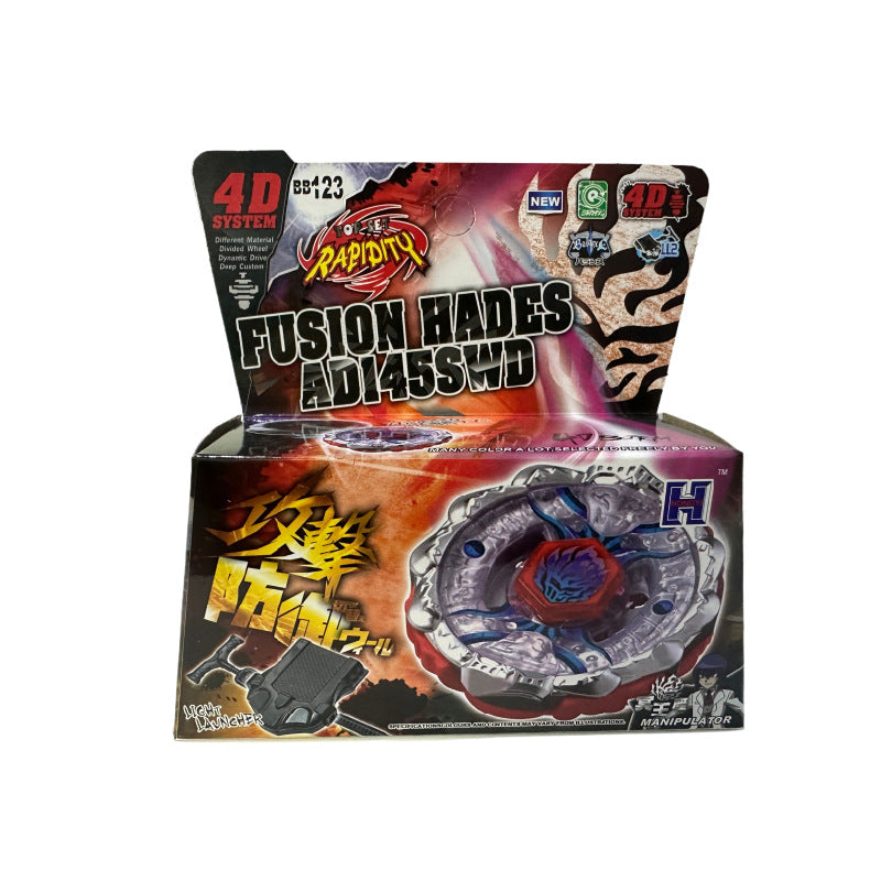 Burst Alloy Top with Launcher and Box