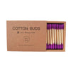 Double-headed colored removable makeup cotton swabs