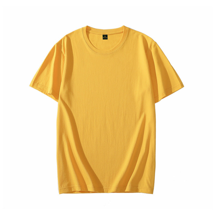 Combed Cotton Solid Color T-Shirt