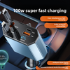 Starry Sky Car Charger 120W with Retractable Cable