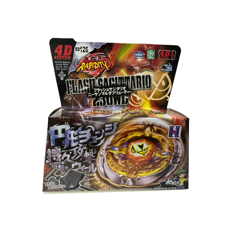 Burst Alloy Top with Launcher and Box