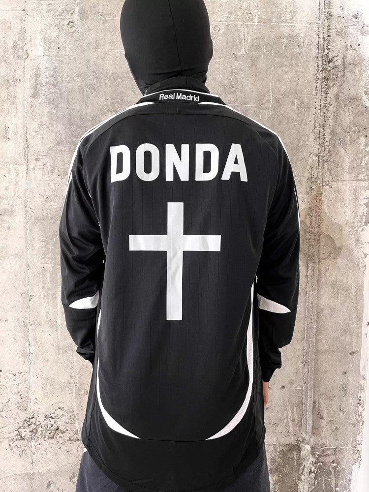 Real Madrid Football Jersey Remake Kanye Portrait Long Sleeve