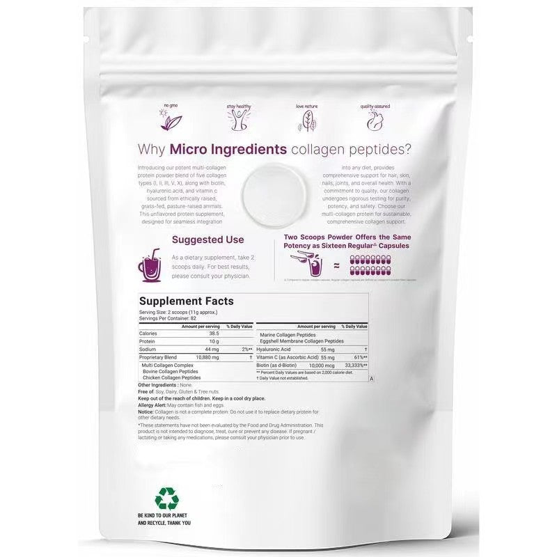 Collagen peptide powder