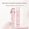 Double Head USB Rechargeable Hair Removal Shaver
