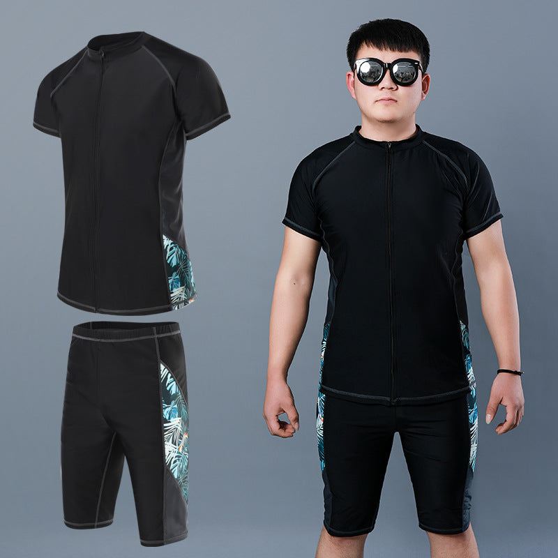 Men's Quick-Dry Two-Piece Swimwear