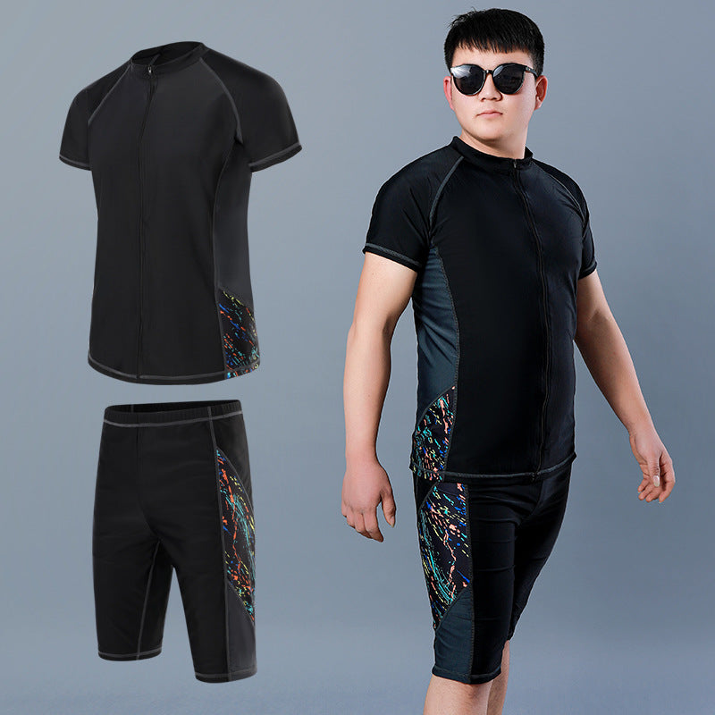 Men's Quick-Dry Two-Piece Swimwear