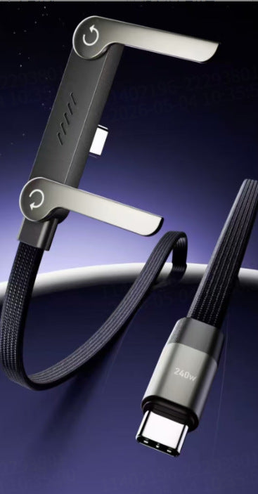 Foldable Stand Fast Charging Data Cable