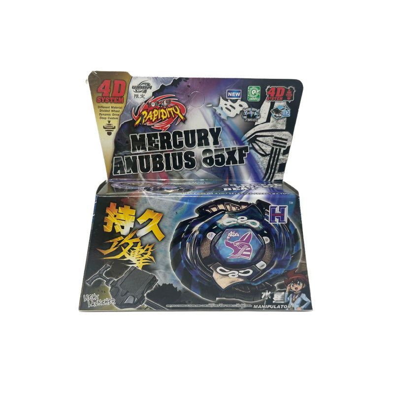 Burst Alloy Top with Launcher and Box