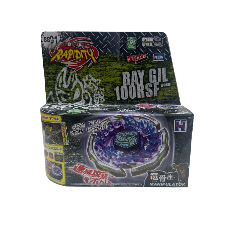 Burst Alloy Top with Launcher and Box