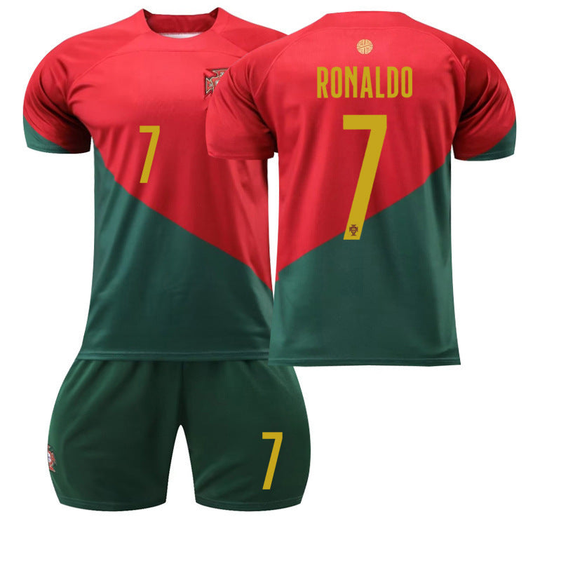 Portugal Football Jersey Sports Uniform