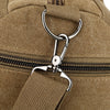 Printed Logo Portable Canvas Crossbody Bag