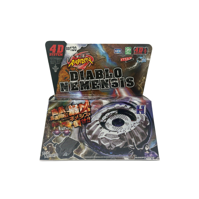 Burst Alloy Top with Launcher and Box