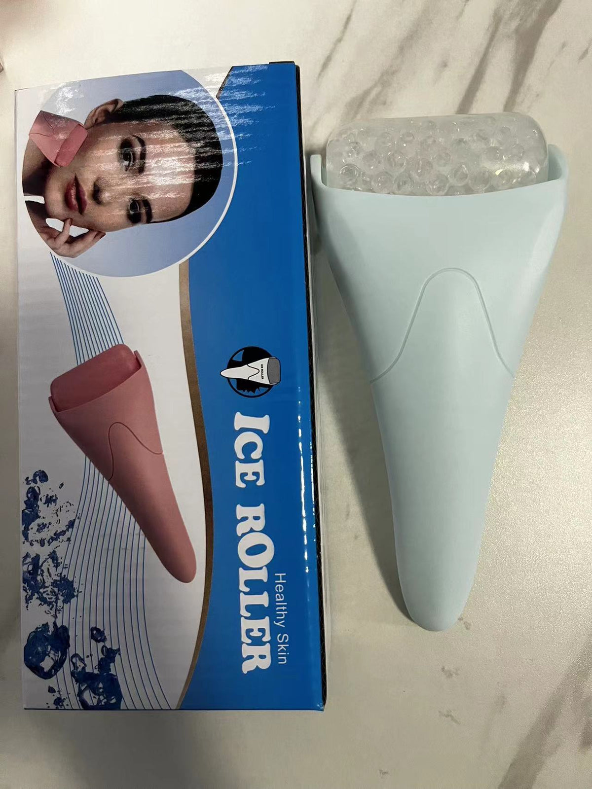 Facial Ice Roller Massage Cooling Device