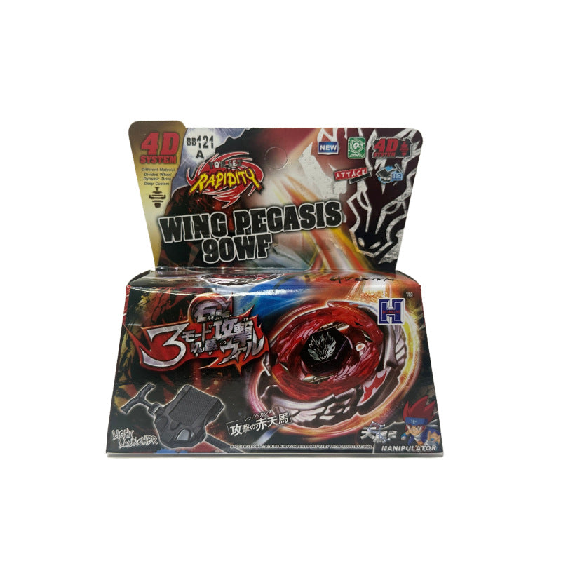 Burst Alloy Top with Launcher and Box