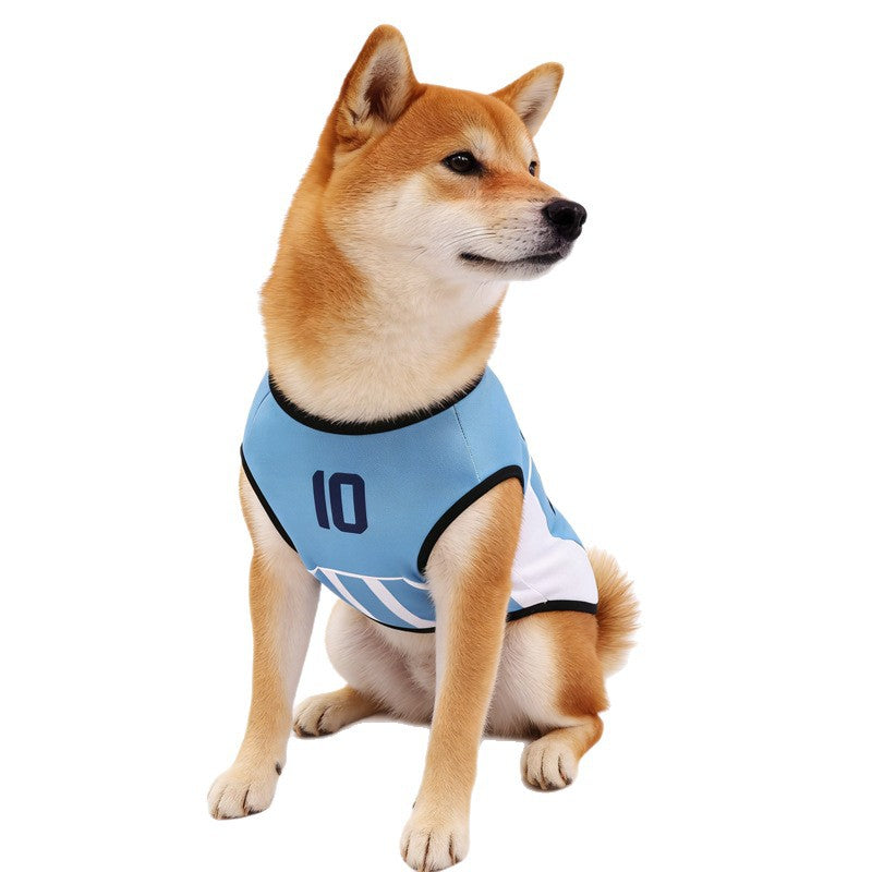 Football Team Pet Dog Vest