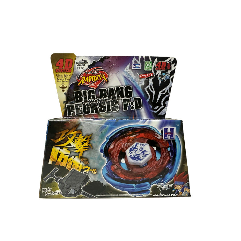 Burst Alloy Top with Launcher and Box