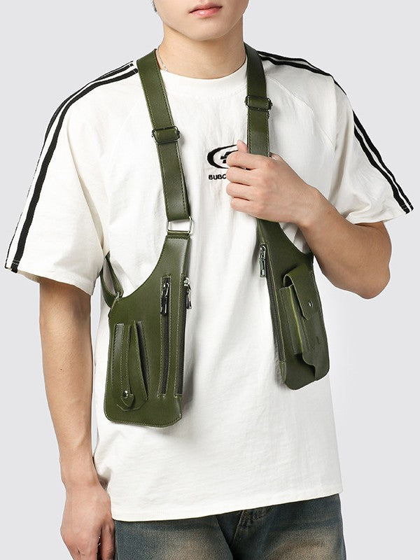Multi-Function Mens Chest Bag