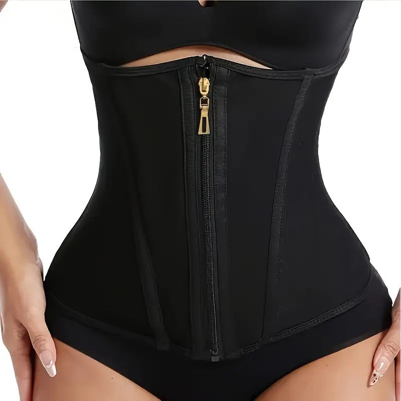 Adjustable Fitness Waist Belt with Triple Buckle