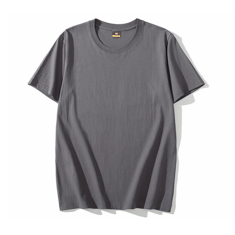 Combed Cotton Solid Color T-Shirt