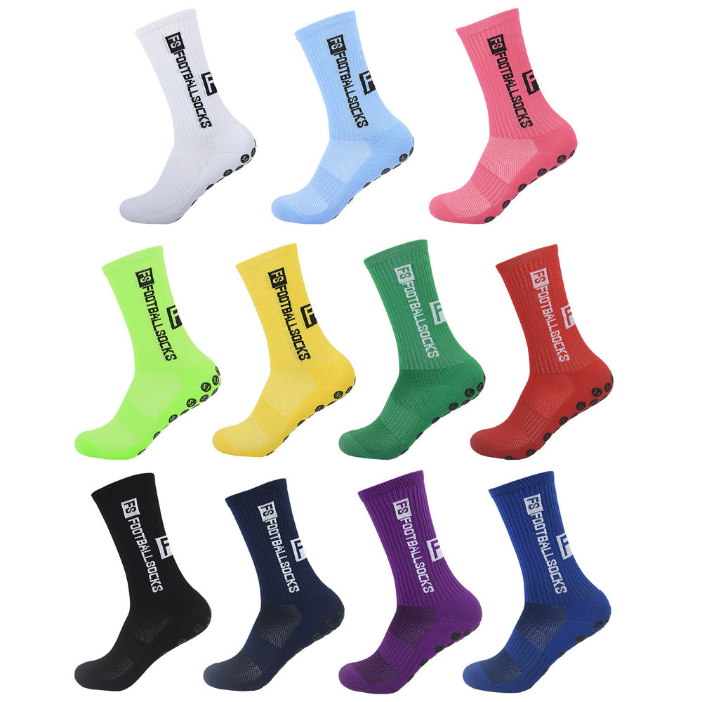 Anti-Slip Football Socks with Terry Bottom