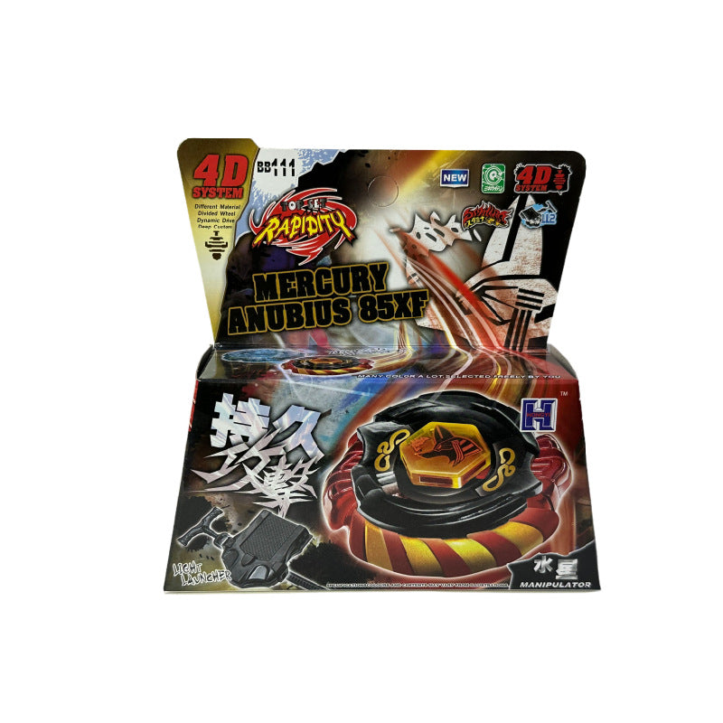 Burst Alloy Top with Launcher and Box