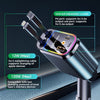 Starry Sky Car Charger 120W with Retractable Cable