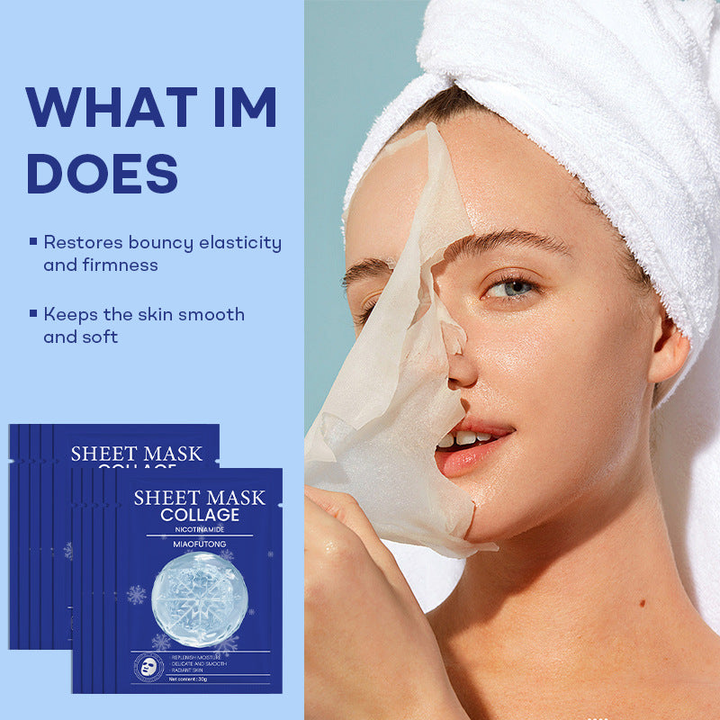 Mascarilla Facial con Niacinamida – Hidratación Profunda, Iluminación y Reparación de la Piel
