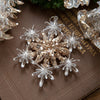 Decoraciones Navideñas con Lentejuelas – Colgantes Acrílicos de Copos de Nieve para Árbol de Navidad