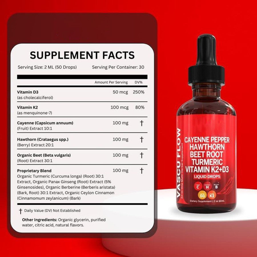 Suplemento de Pimienta de Cayena en Gotas Líquidas (Cayenne Pepper Liquid Drops)