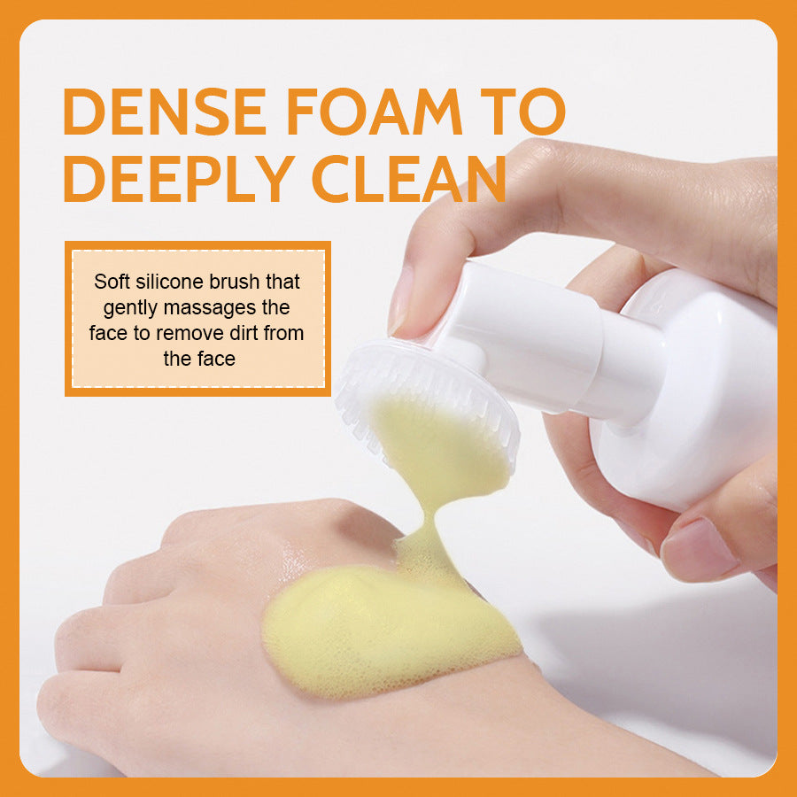 Espuma Limpiadora Facial de Cúrcuma – Limpieza Profunda, Control de Grasa e Iluminación