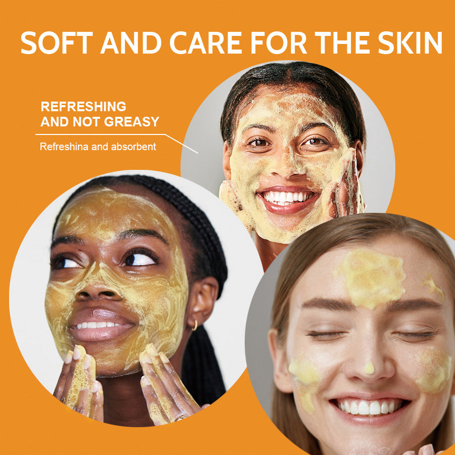 Espuma Limpiadora Facial de Cúrcuma – Limpieza Profunda, Control de Grasa e Iluminación