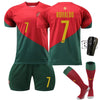 Portugal Football Jersey Sports Uniform