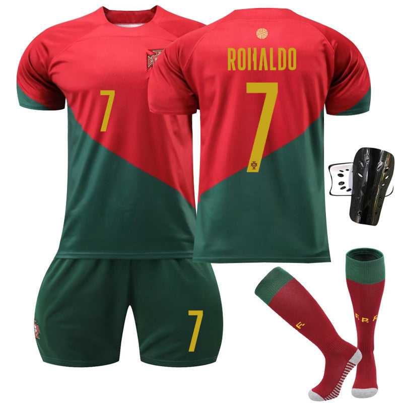 Portugal Football Jersey Sports Uniform